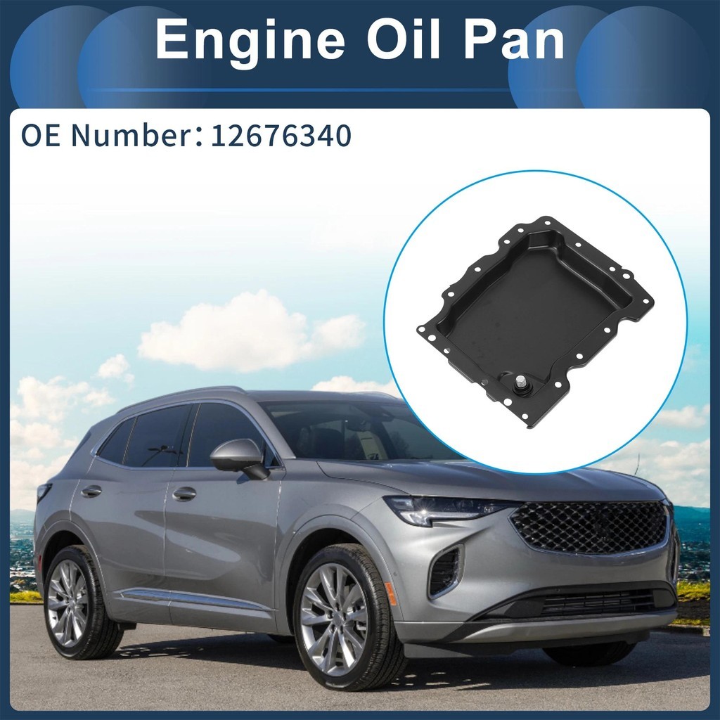 UXCELL Panela De Óleo De Transmissão Do Cárter Motor Automático Para Buick Envision 2017-2020 Ferro Preto Substituição D