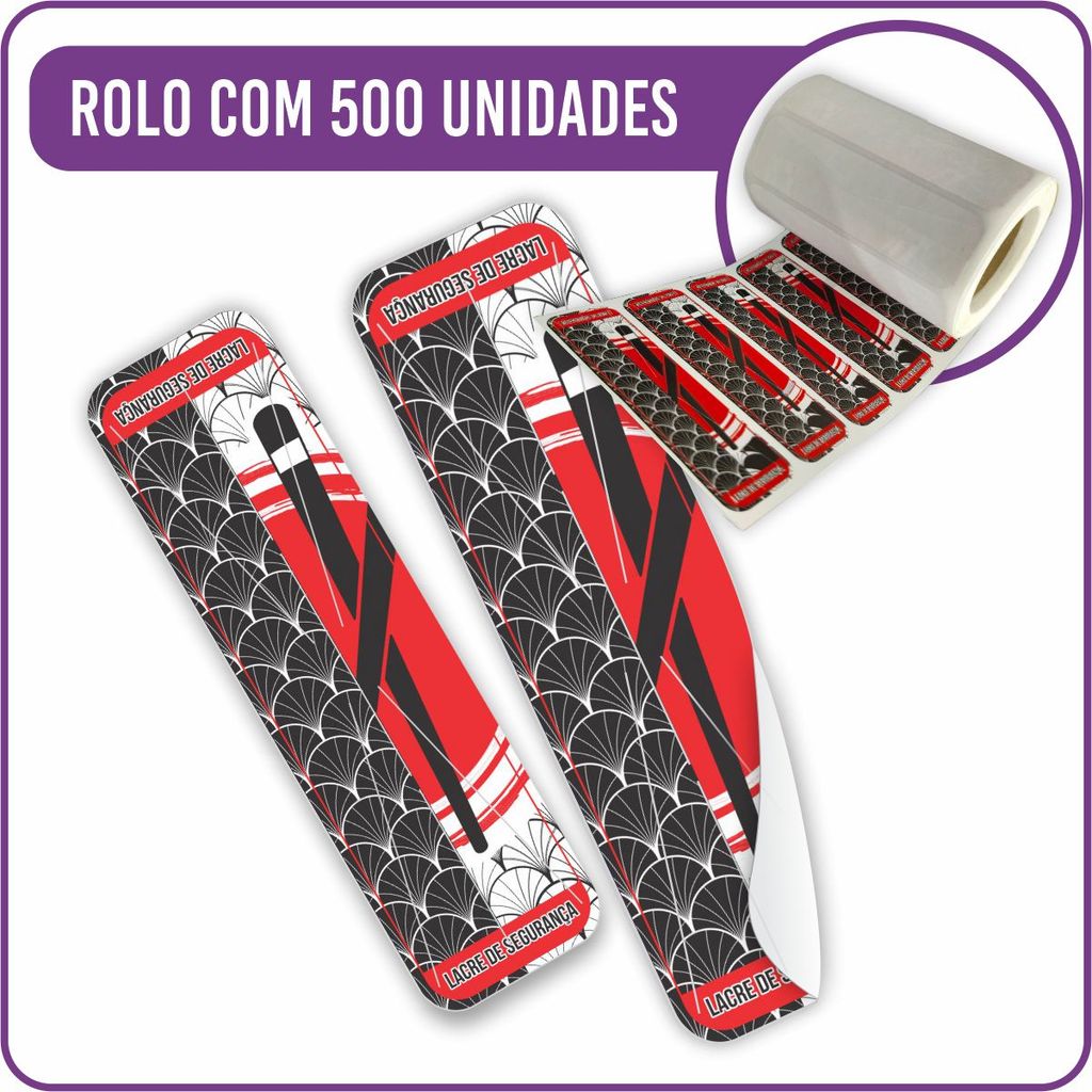 Lacre de Segurança Adesivo Sushi Japan 2,5x9cm - 1000 Unidades em Oferta na Shopee