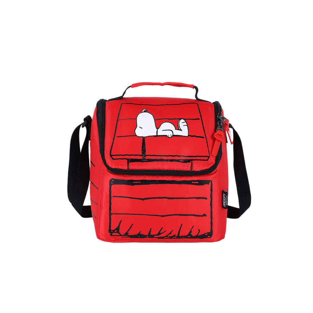 Lancheira Térmica Snoopy Casinha Vermelha - Luxcel em Oferta na Shopee