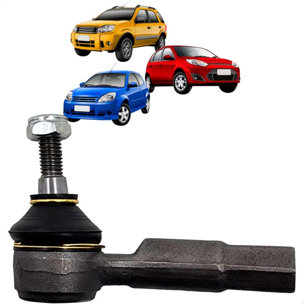 Terminal Direção Hidraulica Lado Esquerdo Ecosport 2003 a 2013 Fiesta 2002 a 2014 Ka 2008 a 2014