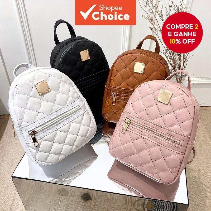 Saco Louco 2024 Moda Coreana MINI BACKPACK Para Mulheres