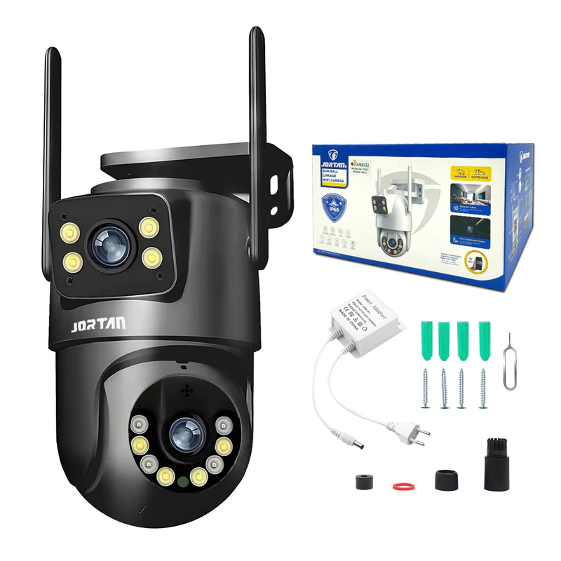 Câmera de Vigilância WiFi 4MP com Dupla Lente Full Color e Áudio
