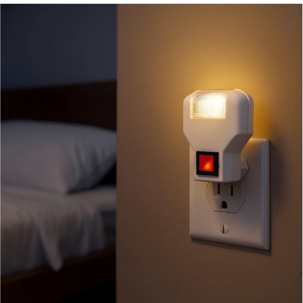 Mini abajur luminária de tomada led bebe luz noturna quarto de criança