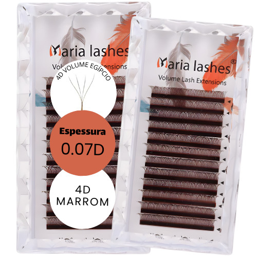 Cílios Maria Sasha 4D Marrom Volume Egípcio Extensão De Cílios Alongamento Fio W Retenção Volume em Oferta na Shopee