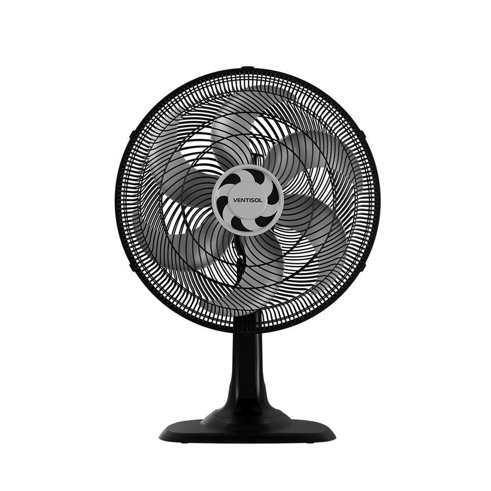 Ventilador 40cm Turbo Premium 6 Pás Preto - Ventisol