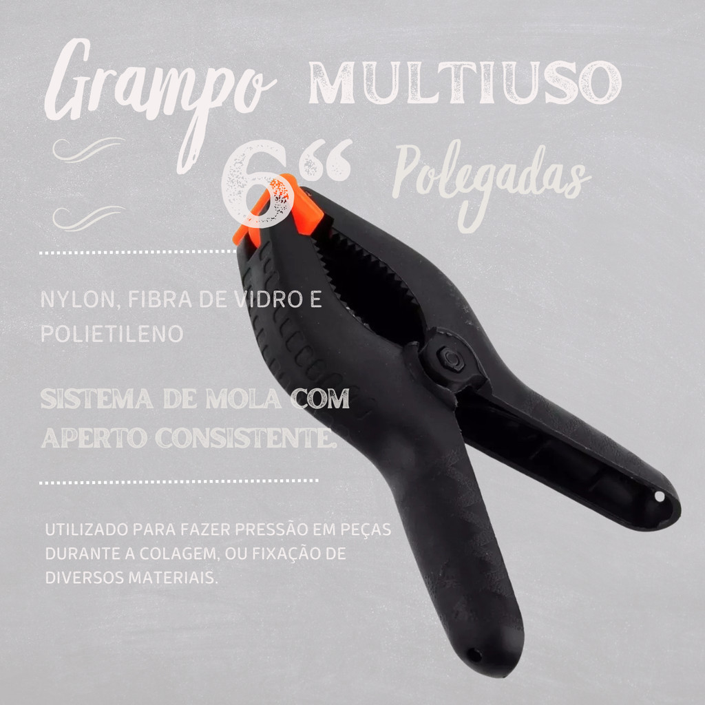 Grampos Pinça Garra Fundo Infinito Fundo Fotográfico 6'' em Oferta na Shopee