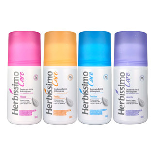 Kit Desodorante Roll-On Antitranspirante Herbíssimo Care 50ml - Fragrâncias variadas (4 unidades) em Oferta na Shopee