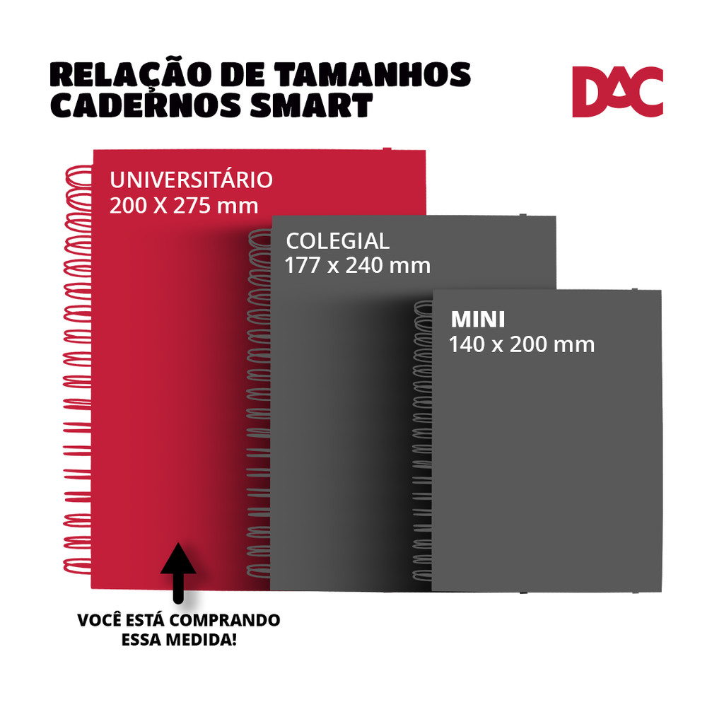 Caderno Smart Universitário 10 Matérias Stitch Rosa DAC · foto 2