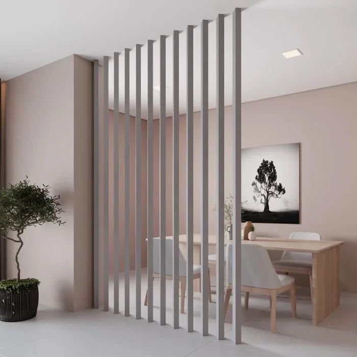 Kit 6 Divisórias de ambiente Wpc 270cm X 10cm X 3,5cm Formaco Decor Madeirado/Cinza em Oferta na Shopee