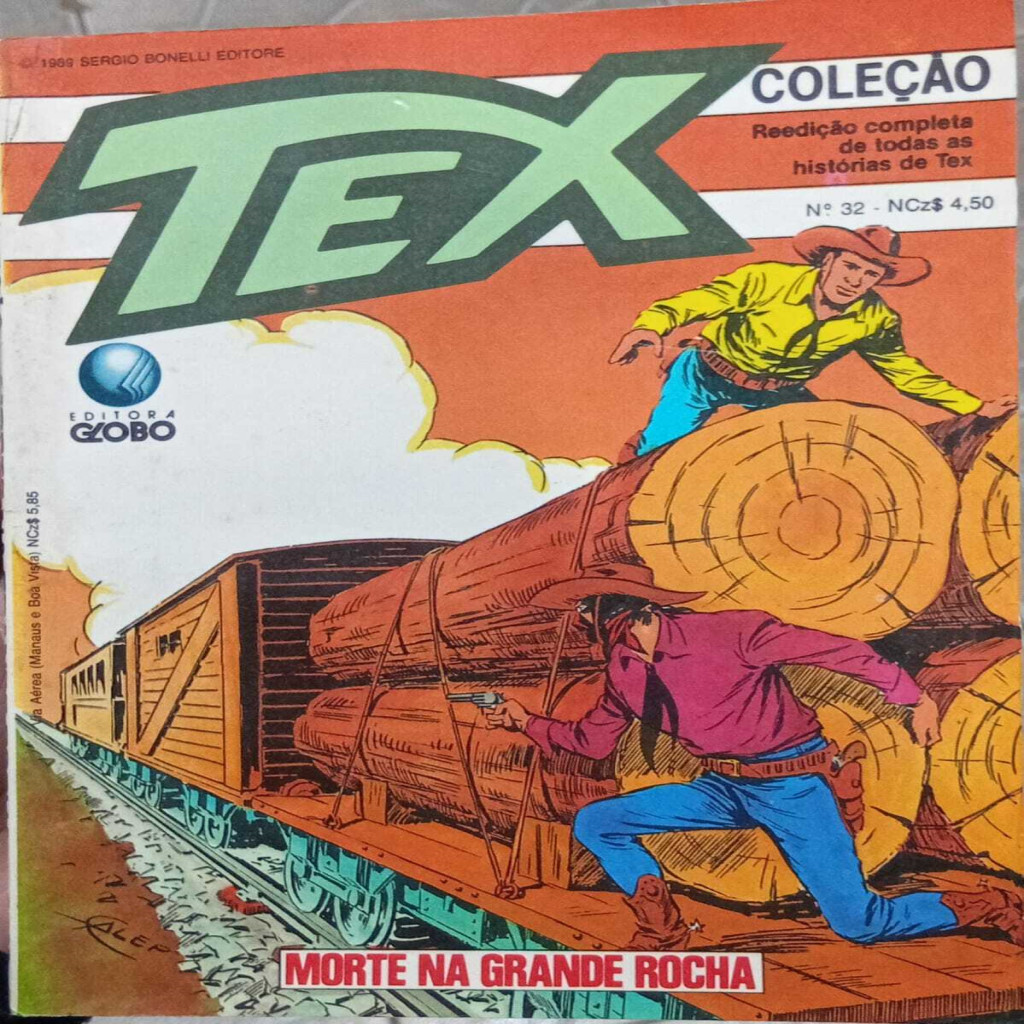 Tex Coleção Número 32 - Morte na Grande Rocha autor Sergio Bonelli