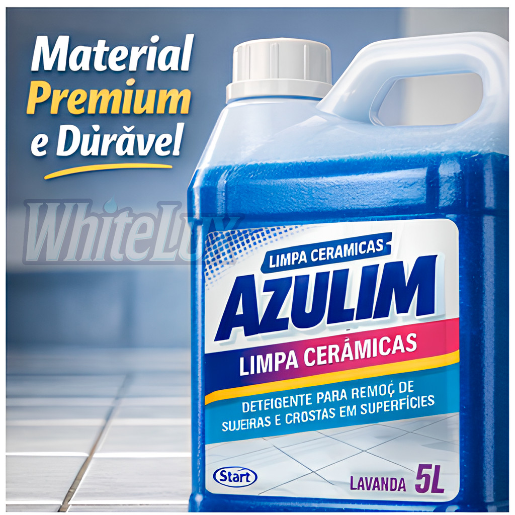 Limpa Cerâmica Pisos Azulejos Azulim Lavanda 5LRemove Sujeira Pesada Manchas em Oferta na Shopee