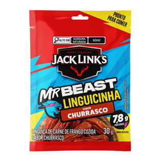 Linguicinha Mr Beast Irresistível Sabor Churrasco Jack Link's 1Un x 30g em Oferta na Shopee
