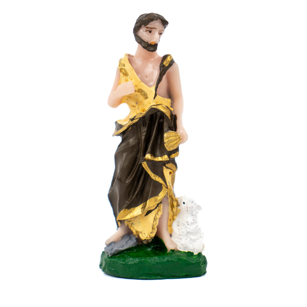 Escultura São João Batista 7,50 cm em Resina