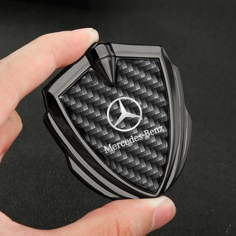 Adesivo 3D para Exterior de Carro, Emblema para Janela de Carro Mercedes Benz