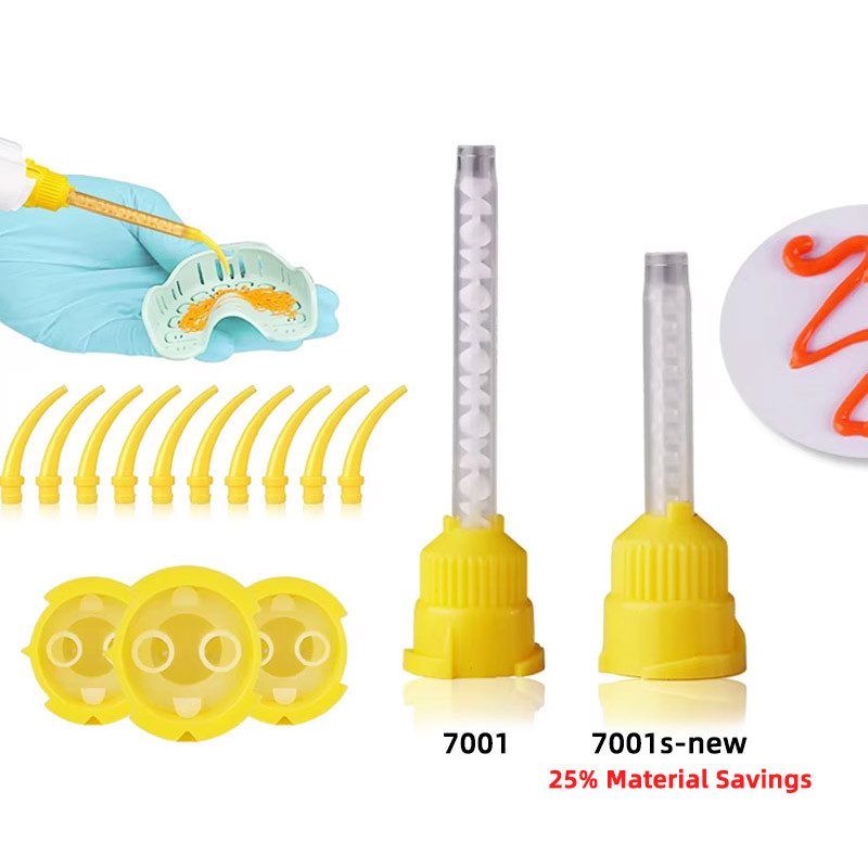 Cabeça De Ponta De Mistura De Material De Impressão Silicone De Borracha 50 Unidades/Saco