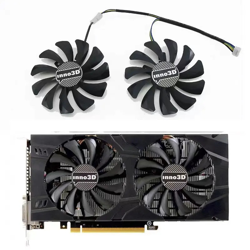 MSI GeForce GTX1060 GTX-1060-6GT-OC inno3d 1060 Ventilador Placa Gráfica De Vídeo Com Resfriamento P106 GPU VGA cooler