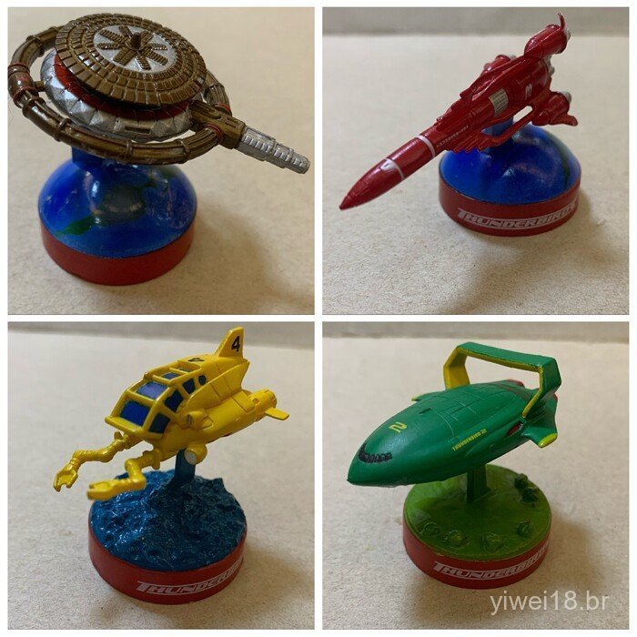 Figura popular solta: Equipe de Resgate Thunderbird THUNDERBIRD Unidade de Forças Especiais Thunderbird Modelo de Foguet