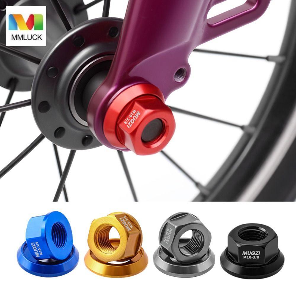 DARBY 2 Peças De Porca De Cubo De Bicicleta , Parafuso De Eixo Traseiro Antiferrugem De Alta Resistência , Acessórios De