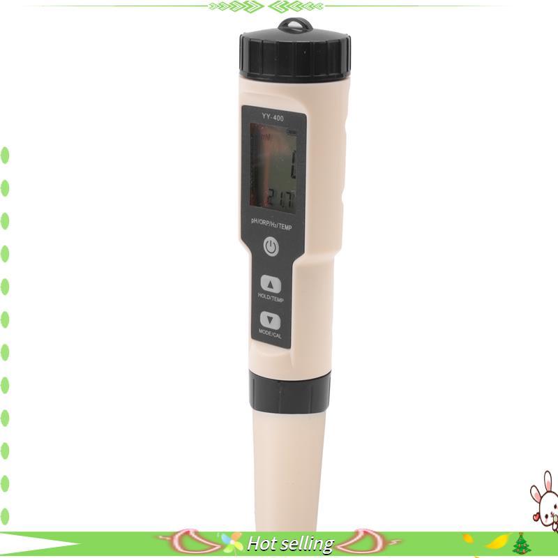 [Qualidade C] 4 Em 1 YY-400 Medidor De PH/ORP/H2 E TEM Testador Digital De Concentração De Íons De Hidrogênio Para Aquár