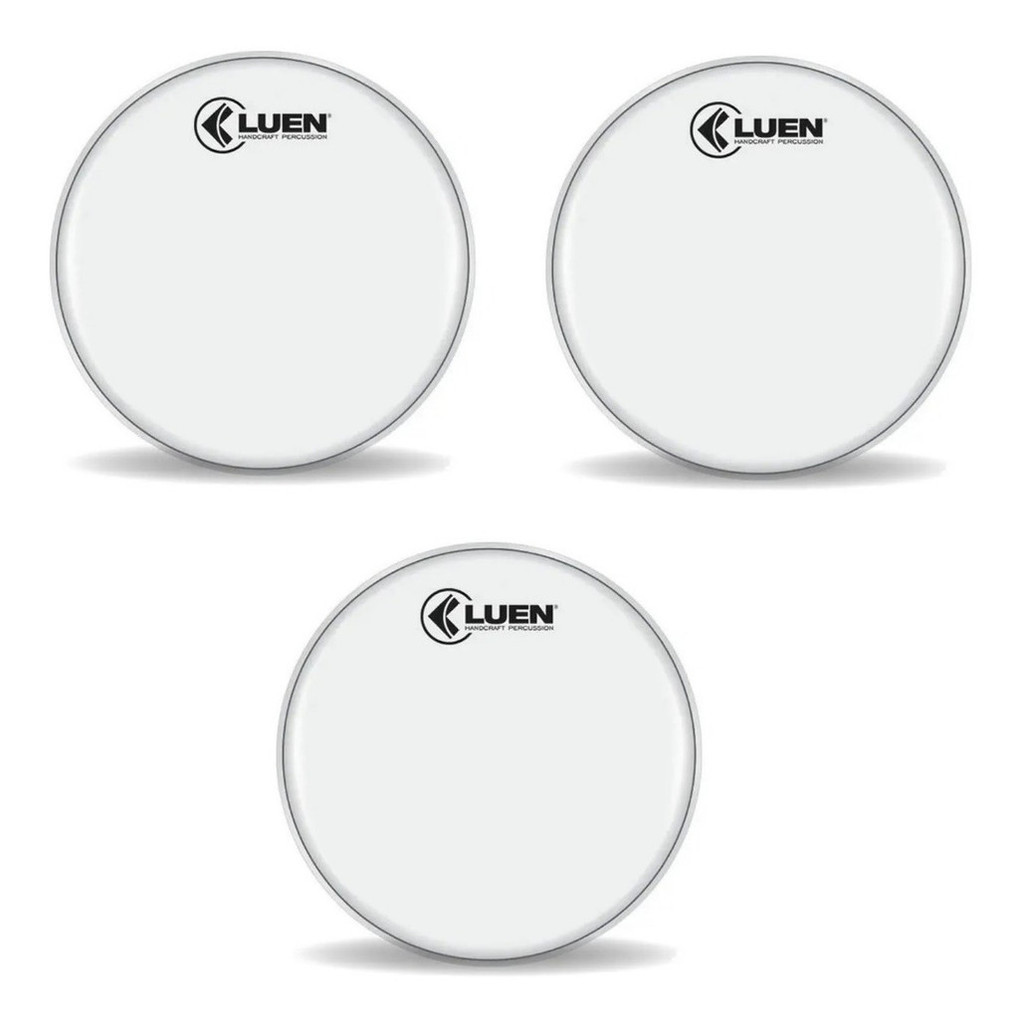 Kit 3 Peles Batedeiras Grossas 8” Leitosa para Bacurinha ou Repique