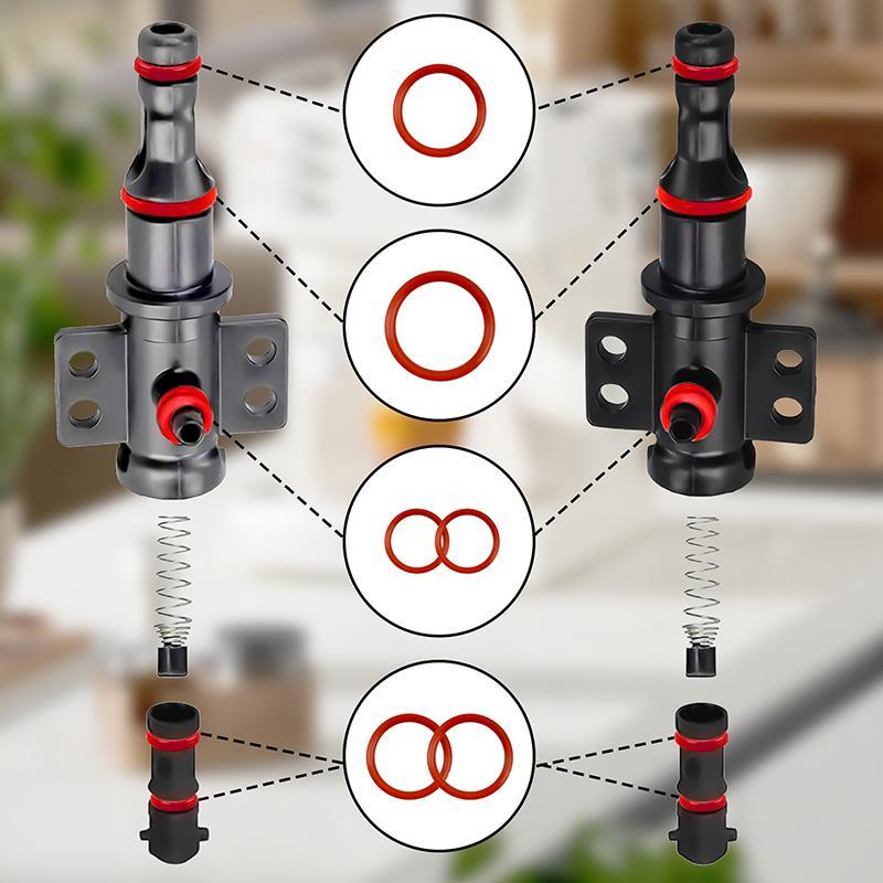 [largeloohg] 15 Peças Kit De Vedação De Anel Silicone Para Máquina De Café Saeco Grupo De Fabricação De Cerveja Conector