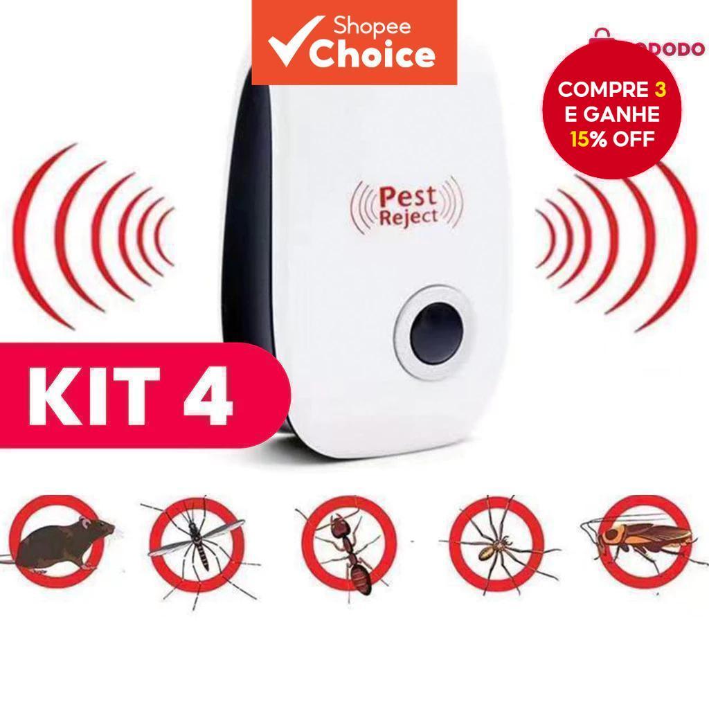 Repelente de mosquitos eletrônico ultrassônico para controle de pragas internas e extermin...
