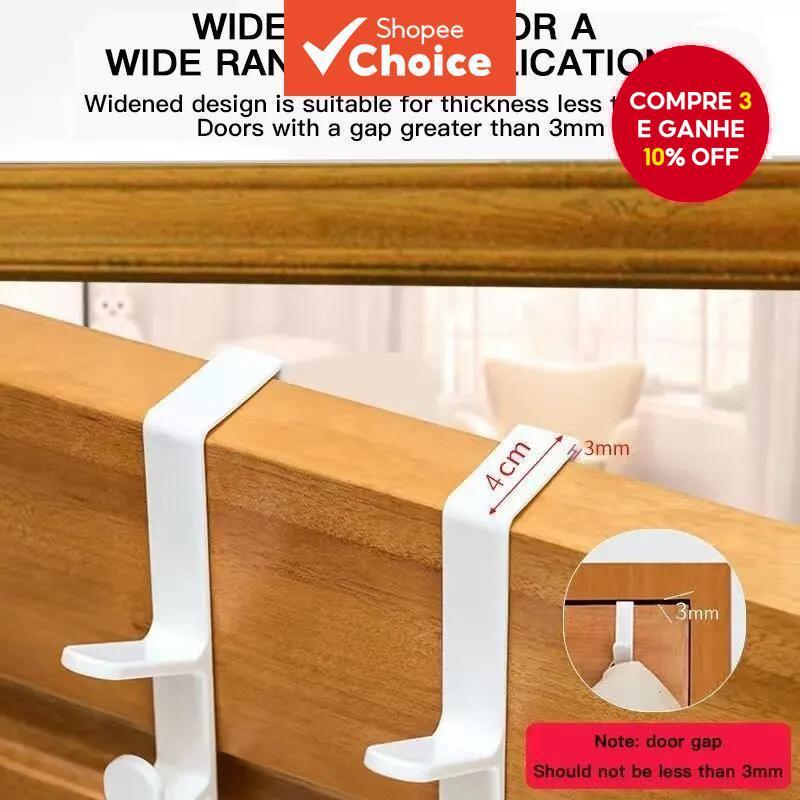 Novo Gancho Multifuncional de Cinco Segmentos 1PC – Gancho Portátil para Casacos e Toalhas, Design Sem Furadeira e Sem