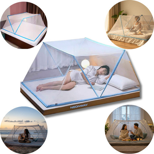 Mosquiteiro Dobrável Com Estrutura Prática Leve E Eficiente