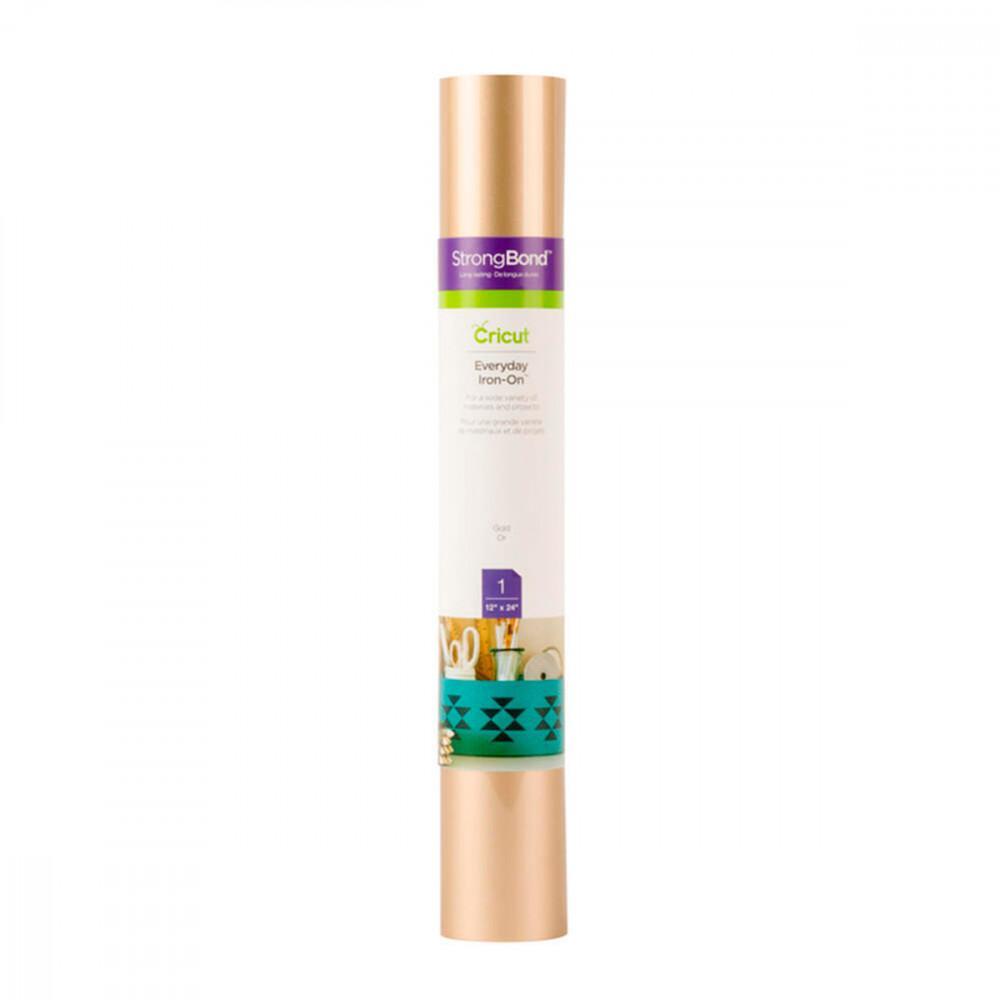 Transfer para tecidos Dourado - Cricut - 30,5x61cm - 01 unid em Oferta na Shopee