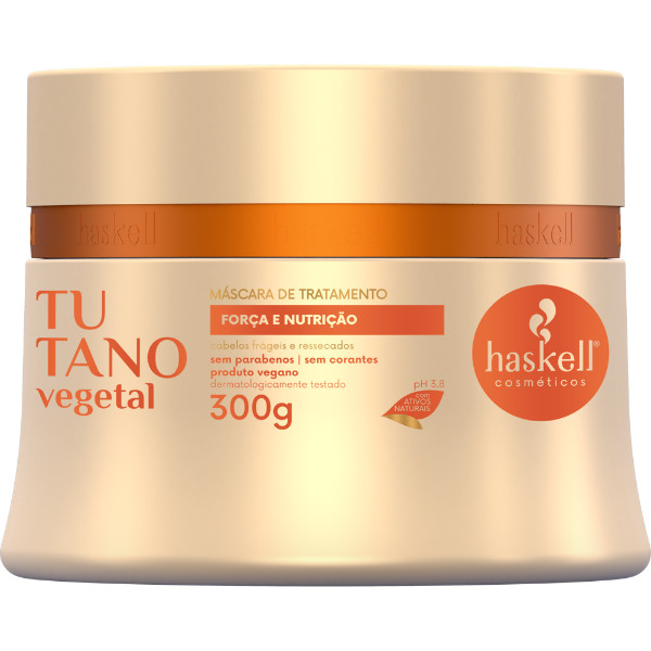Máscara Tutano 300gr Haskell | Nutrição e Hidratação para Cabelos Frágeis e Ressecados em Oferta na Shopee