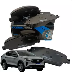 Pastilha Freio Ceramica Dianteiro Citroen Basalt Fiat Fastback Pulse Turbo Hibrido