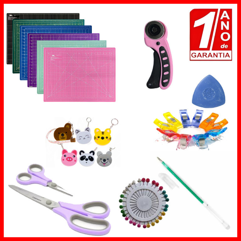 Kit Base De Corte Para Patchwork Costura E Artesanato em Oferta na Shopee