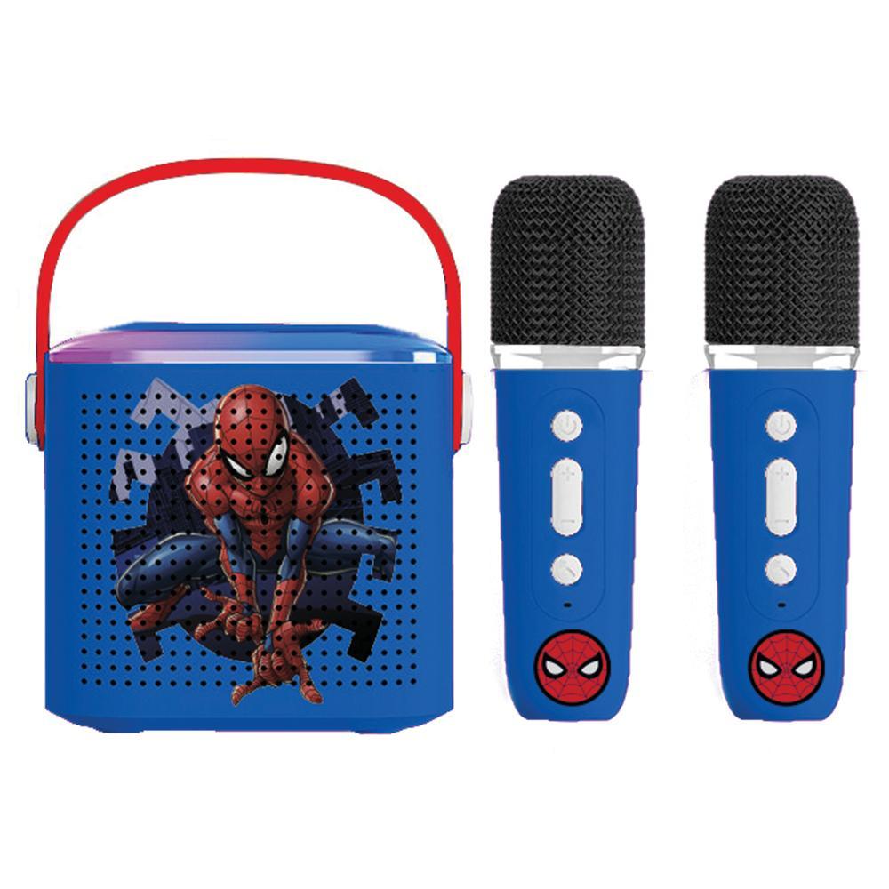 Caixa de Som Bluetooth Karaokê Infantil Homem-Aranha em Oferta na Shopee