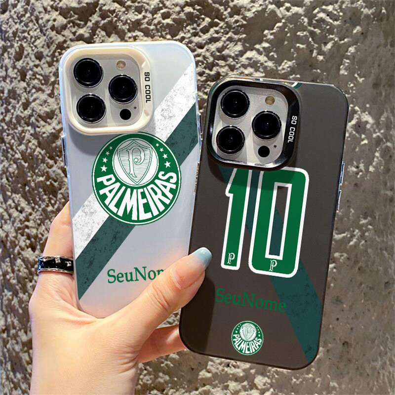 Capinha de celular personalizada Clube de Futebol Palmeiras Para iPhone 17 15 14 13 12 11 XS XR 13 Pro Max 16 Plus Case