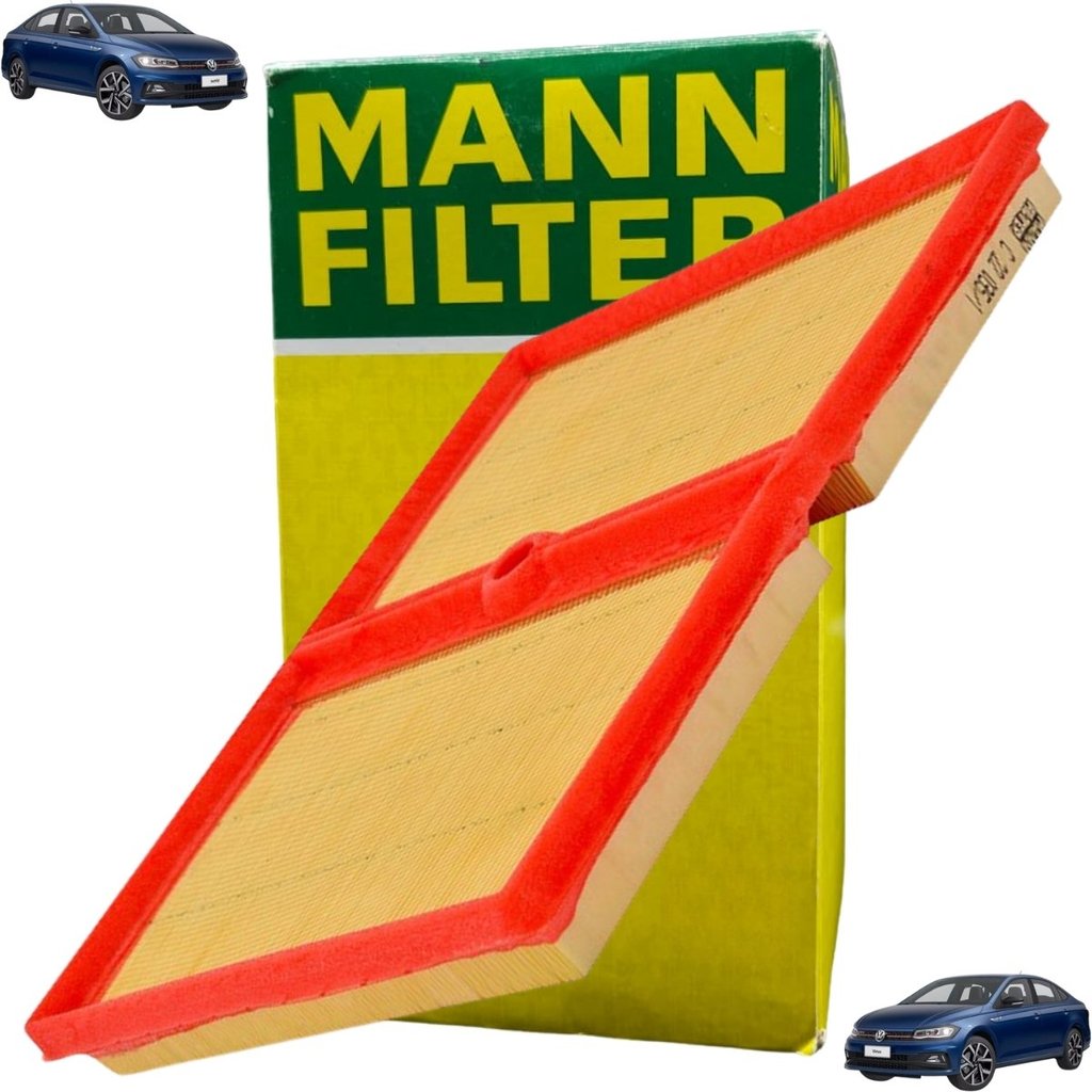 Filtro De Ar Golf 2016 A 2019 / Polo 2017 A 2022 / T 2019 A 2024 / Up! 2015 A 2021 / Virtus 2017 A 2022