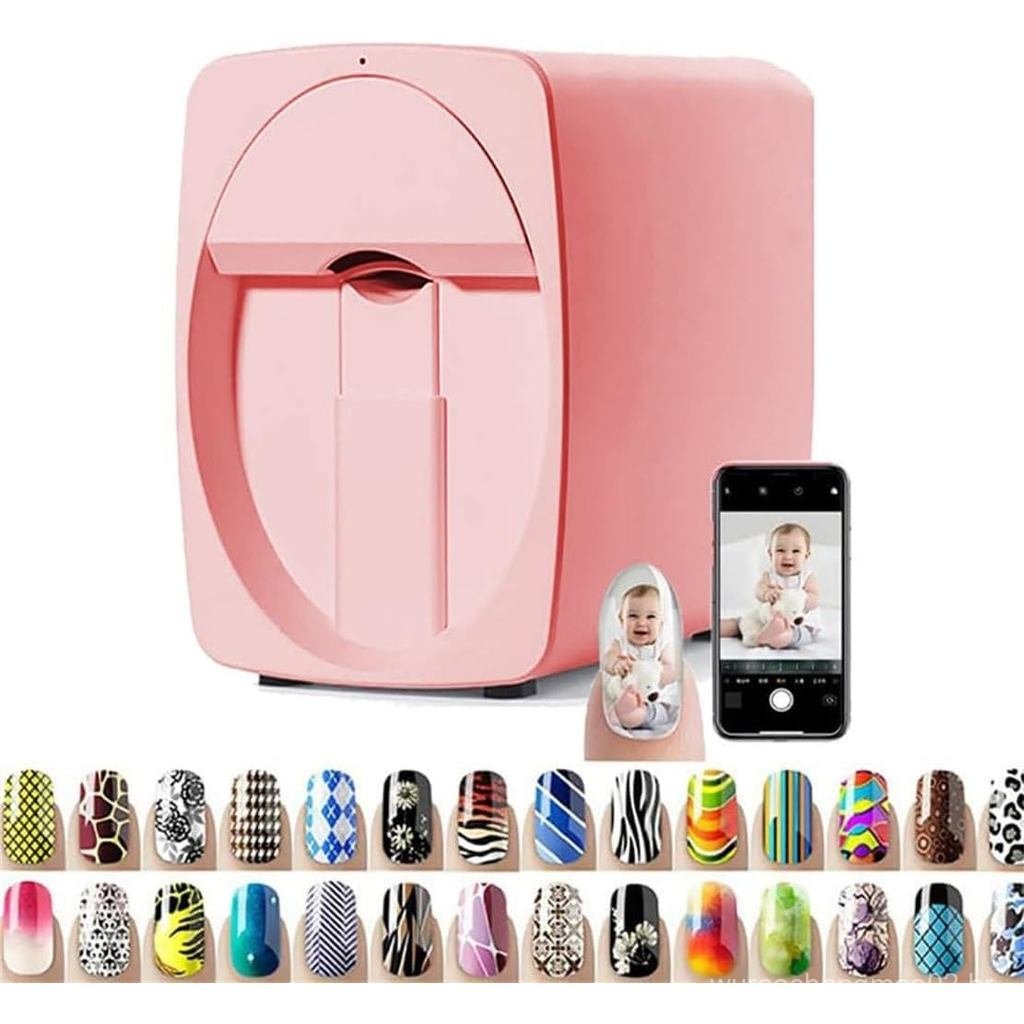 Máquina de Pintura de Unhas 3D Inteligente NYMFEA Impressora de Arte Móvel Digital Portátil Suporte WiFi Equipamento Pro