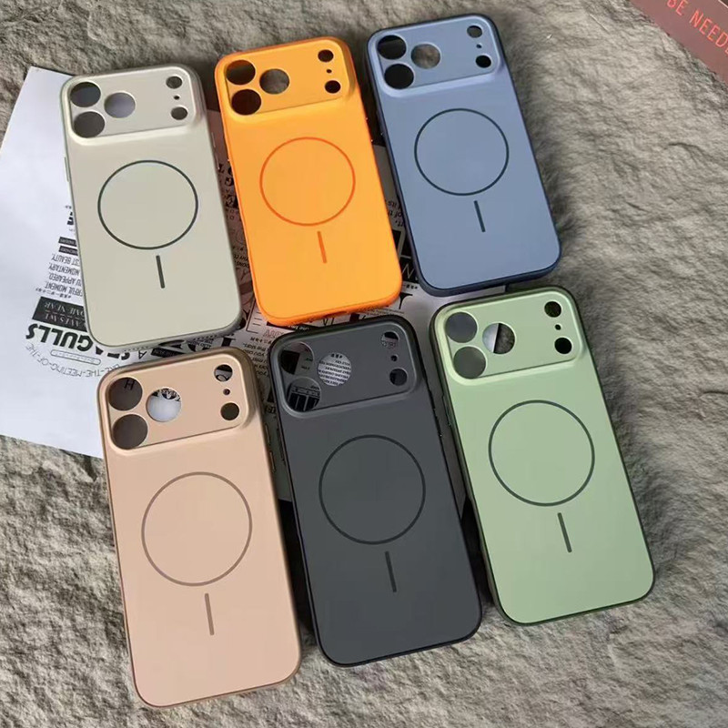 Luxo Fosco Para Magsafe Caso De Telefone iPhone 17 Pro Max 16 15 14 13 12 11 Ar Magnético À Prova De Choque Capa em Oferta na Shopee