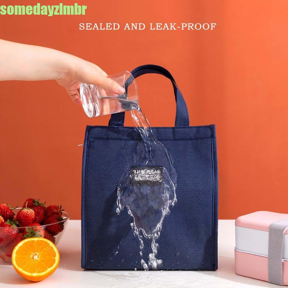 SOMEDAYZL0M Lancheira Feminina Crianças Carta Sacos De Armazenamento Saco De Compras Comida Bebida Refrigerador Casual A