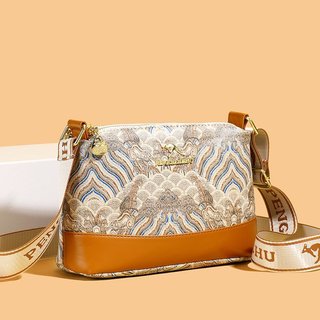 Bolsa mensageiro feminina, bolsa de ombro feminina, sacola feminina, grande capacidade, elegante, combinada, bolsa balde