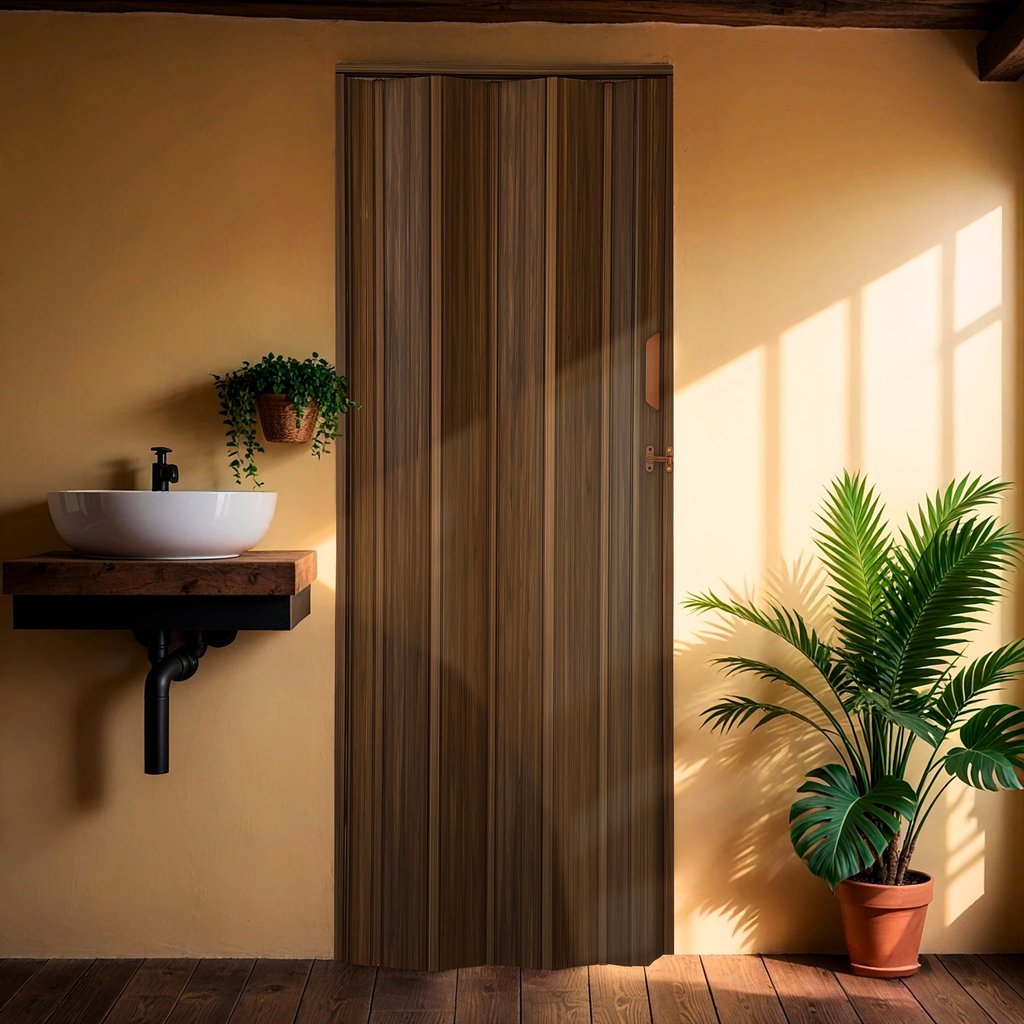 Kit com 2 Portas Sanfonada de Pvc 210x72cm Bariri