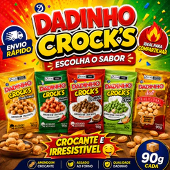 Amendoim Dadinho Crocks 90g - Dizioli ESCOLHA O SABOR