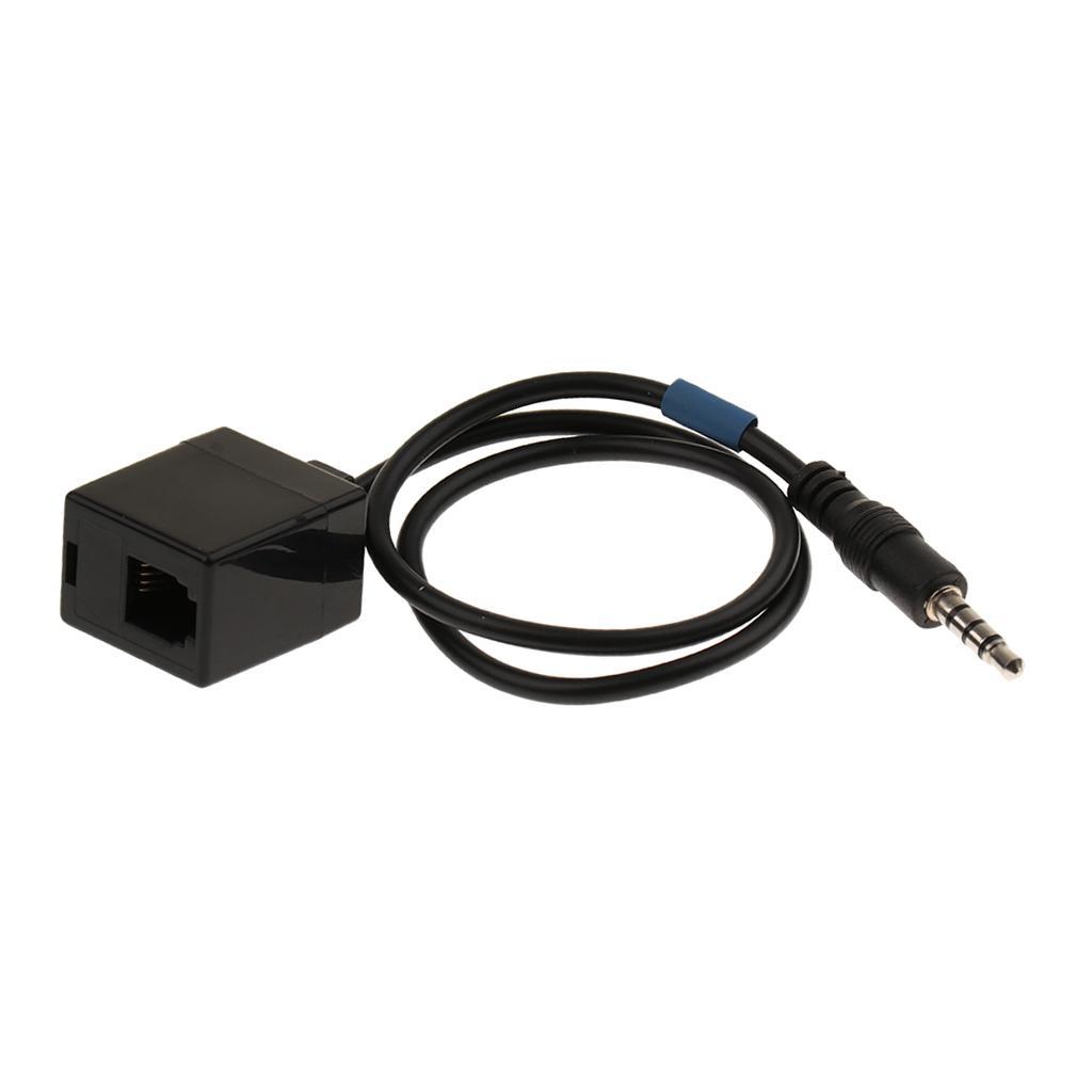 [reyalxaxg] Cabo De Extensão Adaptador De Fone De Ouvido Jack Macho De 3.5 Mm Para Conversor Fêmea 4P4C -