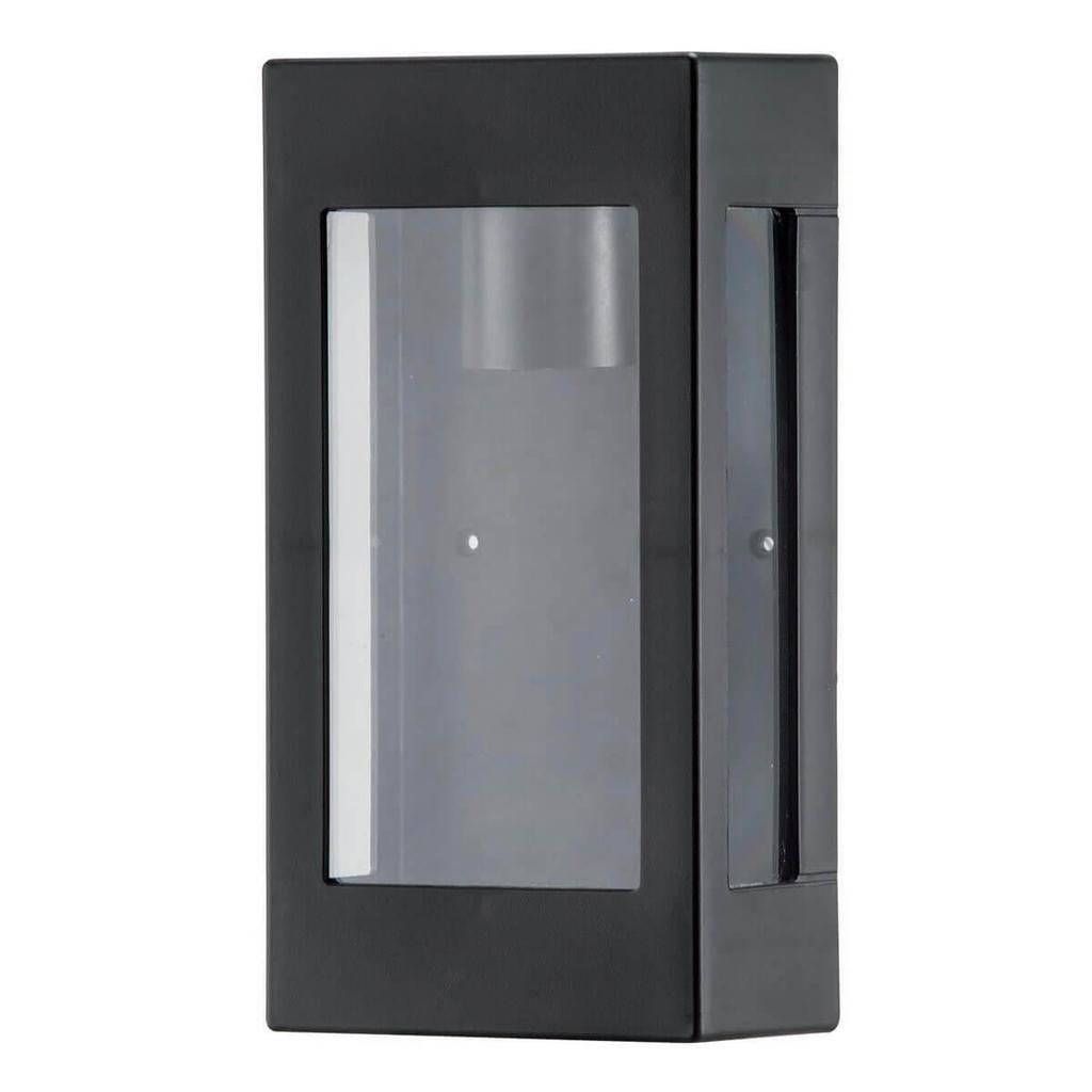 Arandela Prime Preta Termoplástica Luminária Parede Lâmpada E27 Bivolt Dital
