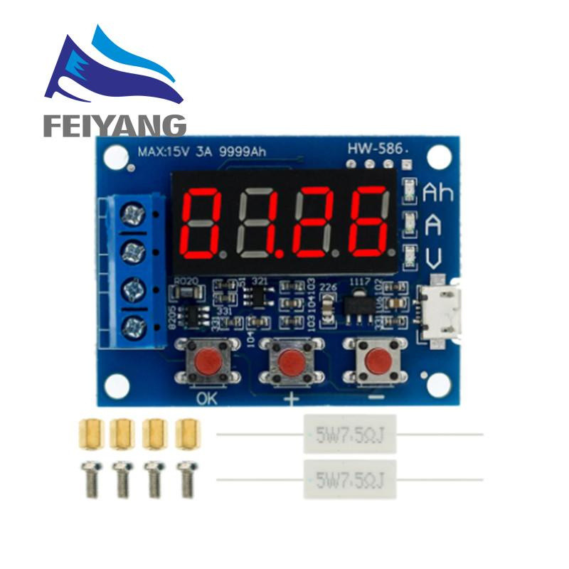 Testador De Bateria ZB2L3 LED display digital 18650 Tela Verifica Capacidade De Chumbo