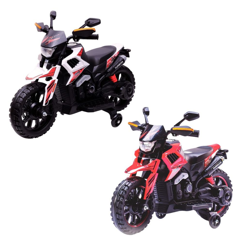Moto Elétrica Infantil Turbon com Rodinhas Zippy Toys