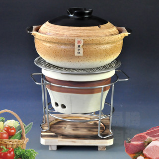 Estilo japonês grés Retro caçarola sopa mingau pote de argila arroz antiquado guisado pote de pedra resistente a altas t