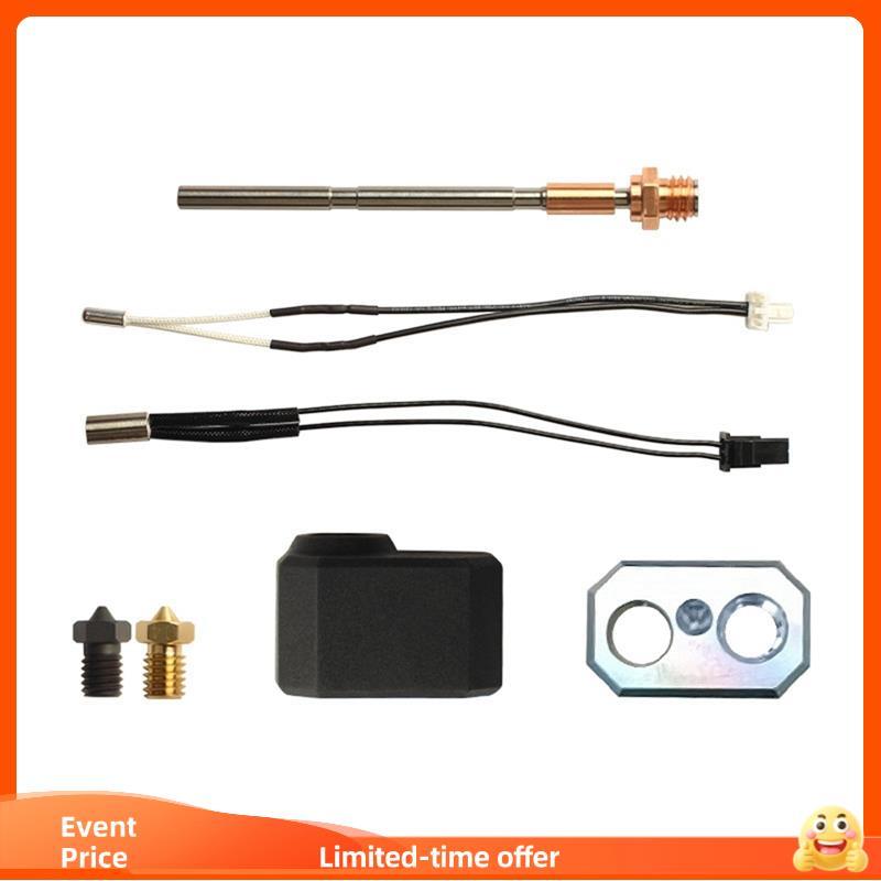 Kit Hotend Para Extrusora Prusa MK4 Xl Com Bloco De Aquecimento Manga De Silicone Fio E Bicos Medição De Garganta Dividi