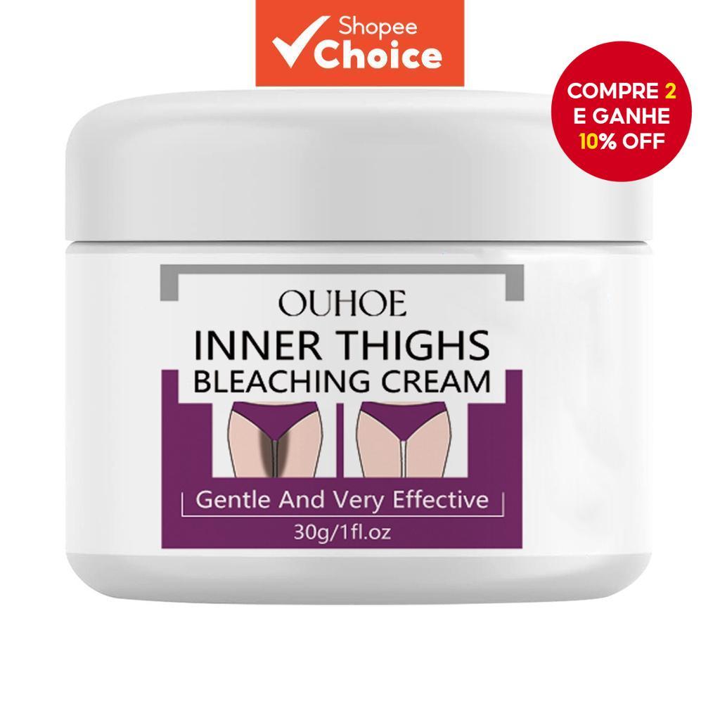 Creme Clareador Para Áreas Íntimas Mulheres-30g De Sensíveis Alvejante Da Pele Em , Coxas Internas Escuras E Área Íntima em Oferta na Shopee