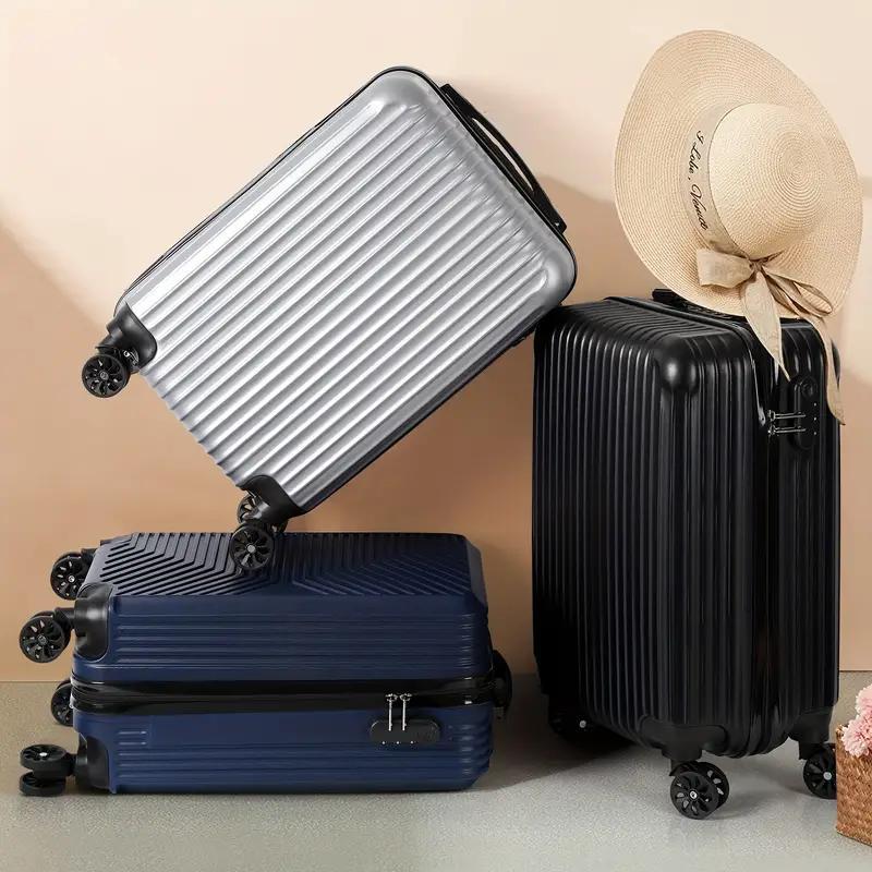 Mala de 20 polegadas, mala rígida de ABS, mala rígida durável expansível, mala com rodas multidirecionais, cadeado TSA