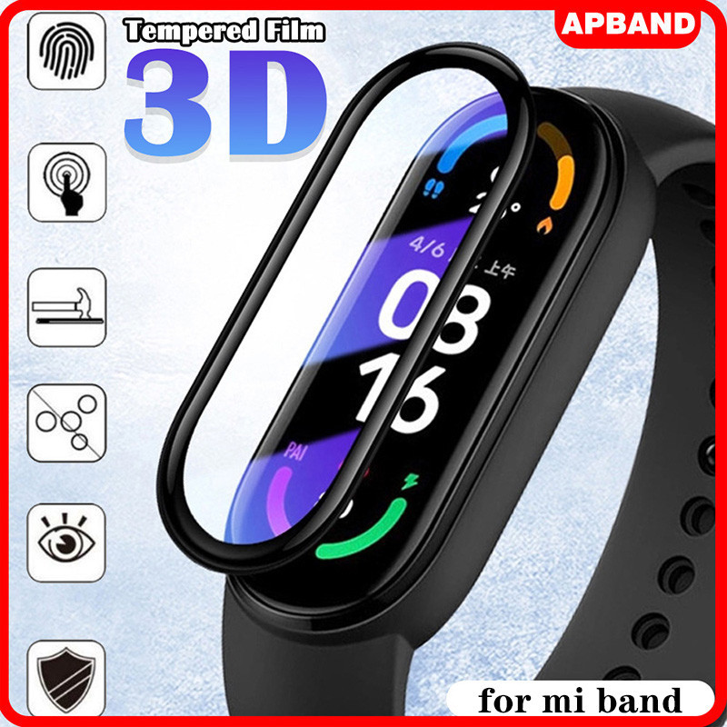 Película 3D Com Vidro /Hydrogel TPU Soft Para Relógio Smartwatch Mi Band 10 9 8 /Xiaomi Miband 7 6 5 4 Acessórios